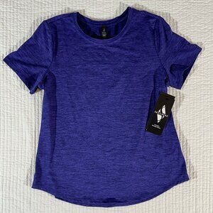 Skechers GO WALK Wear™ GO DRI® Swift Tunic Tee Purple Womens Size M NWT
